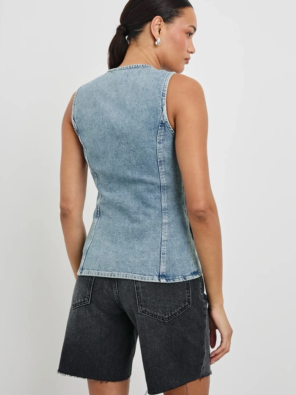Rails denim vest Portola small